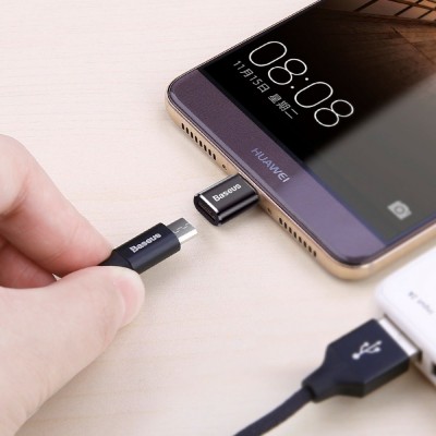 Adapter Baseus Type-C -> MicroUSB (CAMOTG-01) Adapter Baseus Type-C -> MicroUSB (CAMOTG-01)