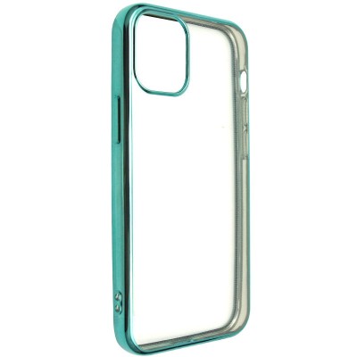 Прозрачный силиконовый чехол глянцевая окантовка Full Camera для Apple iPhone 13 mini (5.4") Зеленый Прозрачный силиконовый чехол глянцевая окантовка Full Camera для Apple iPhone 13 mini (5.4") Зеленый