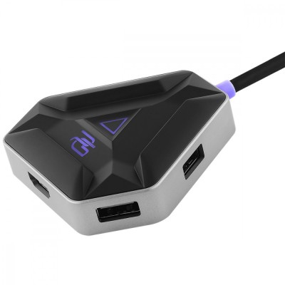Type-C-Хаб Proove Gaming Spectre (2*USB3.0 + Type-C + PD100W + HDMI) (HBPG10221205) Dark Gray