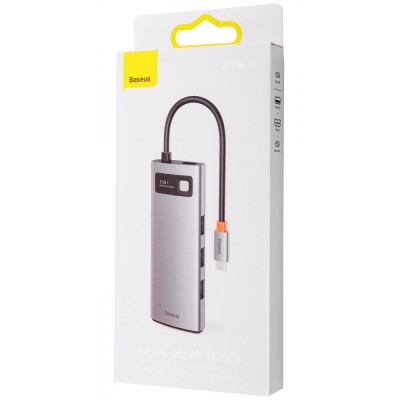 USB-Хаб Baseus Metal Gleam Series 5-in-1 Type-C CAHUB-CX0G