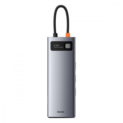 USB-Хаб Baseus Metal Gleam Series 9-in-1 Type-C CAHUB-CU0G