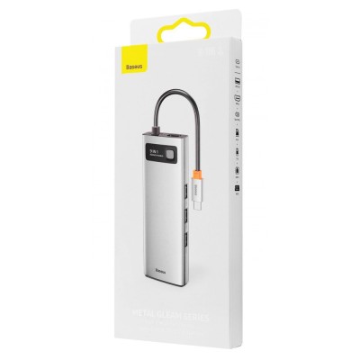 USB-Хаб Baseus Metal Gleam Series 9-in-1 Type-C CAHUB-CU0G