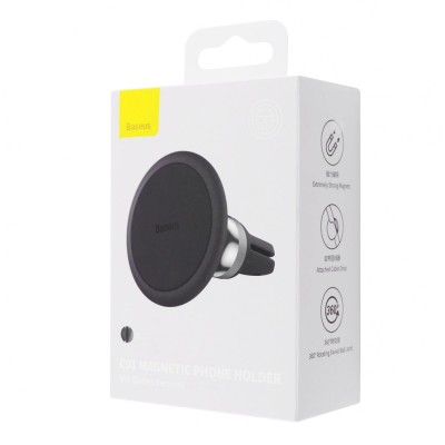 Автомобільний тримач Baseus C01 Magnetic Air Outlet (C40140802113-00) black