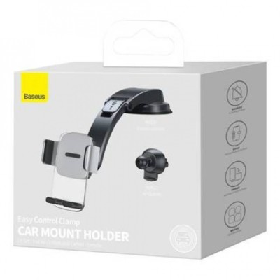 Автомобільний тримач Baseus Easy Control Clamp Pyste Type + Air Outlet Set (SUYK000001) Black