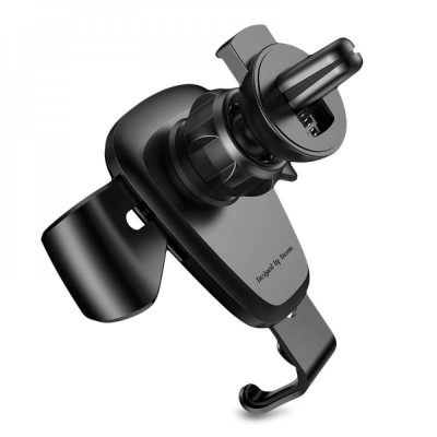 Автомобільний тримач Baseus Gravity Air Type (SUYL-01) Black Автомобільний тримач Baseus Gravity Air Type (SUYL-01) Black