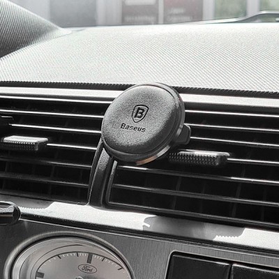 Автомобільний тримач Baseus Magnetic Air Vent Car (SUGX020001) Чорн.