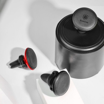 Автомобільний тримач Baseus Magnetic Air Vent Car (SUGX020001) Чорн.
