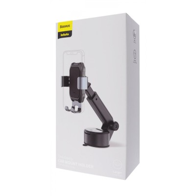 Автомобільний тримач Baseus Tank Gravity Car Mount With Suction Base (SUYL-TK01) Black Автомобільний тримач Baseus Tank Gravity Car Mount With Suction Base (SUYL-TK01) Black