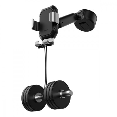 Автомобільний тримач Baseus Tank Gravity Car Mount With Suction Base (SUYL-TK01) Black Автомобільний тримач Baseus Tank Gravity Car Mount With Suction Base (SUYL-TK01) Black