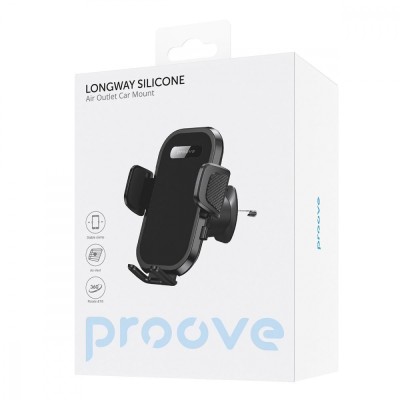 Автомобільний тримач Proove Longway Silicone Air Outlet Car Mount (CHLW00000001) Black