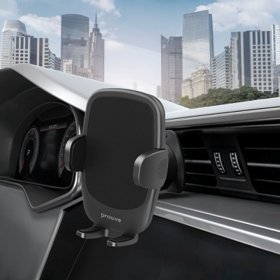 Автомобільний тримач Proove Soft Lock Air Outlet Car Mount (CHSL00000001) Black