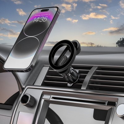 Автомобільний тримач Proove Stealth Magnetic Air Outlet Car Mount (CHST00000001) Black