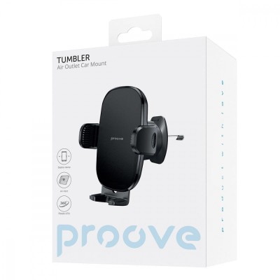 Автомобільний тримач Proove Tumbler Air Outlet Car Mount (CHTB00000001) Black