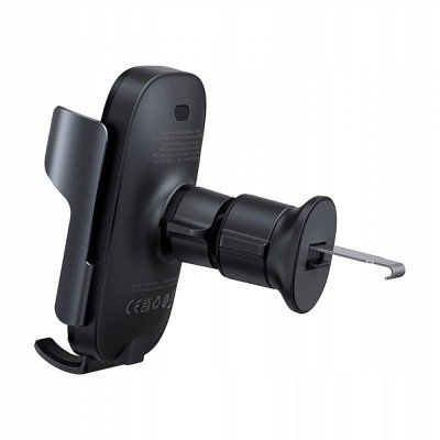 Автомобільний тримач З бездротовою зарядкою Baseus Milky Way Pro 15W (C40357000111-00) Black