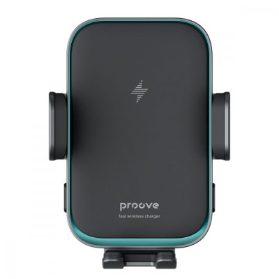 Автомобільний тримач З бездротовою зарядкою Proove Triple Clamp Pro 15W (WHTP15010004) Metal Gray