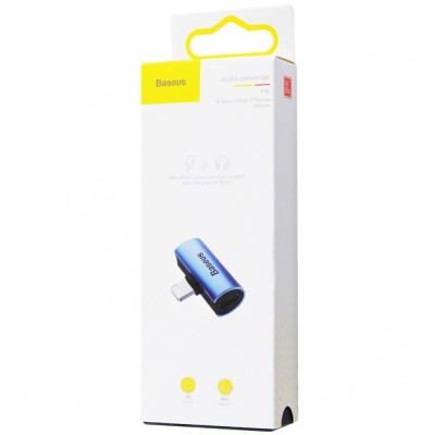 Адаптер Baseus iP Male To Dual IP Female Adapter L46 (CAL46-01) Black