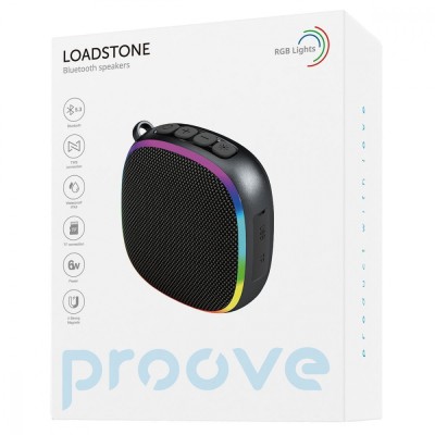 Портативна Акустика Proove Loadstone 6W (PDLS050010001) Black Портативна Акустика Proove Loadstone 6W (PDLS050010001) Black
