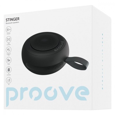 Портативна Акустика Proove Stinger 5W (PDSG100010001) Black Портативна Акустика Proove Stinger 5W (PDSG100010001) Black