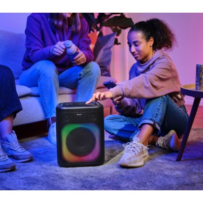 Портативна акустична система Trust Azura 50Вт, 1.0, ВТ 5.2, TWS, MP3, IPX4, RGB, Чорний Портативна акустична система Trust Azura 50Вт, 1.0, ВТ 5.2, TWS, MP3, IPX4, RGB, Чорний