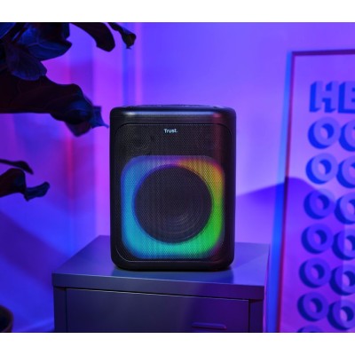 Портативна акустична система Trust Azura 50Вт, 1.0, ВТ 5.2, TWS, MP3, IPX4, RGB, Чорний Портативна акустична система Trust Azura 50Вт, 1.0, ВТ 5.2, TWS, MP3, IPX4, RGB, Чорний