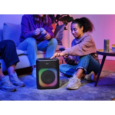 Портативна акустична система Trust Azura 50Вт, 1.0, ВТ 5.2, TWS, MP3, IPX4, RGB, Чорний Портативна акустична система Trust Azura 50Вт, 1.0, ВТ 5.2, TWS, MP3, IPX4, RGB, Чорний