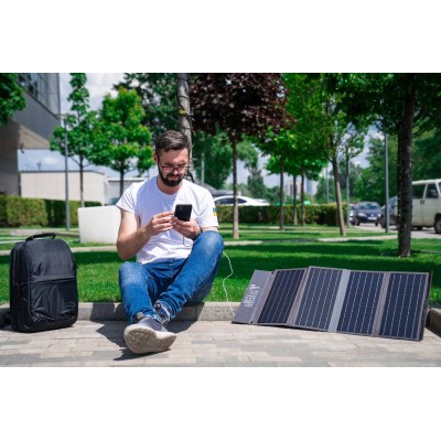 Портативна сонячна панель 2E, DC 36 Вт, USB-С 20 Вт, USB-A 18 Вт (2E-PSP0021) Портативна сонячна панель 2E, DC 36 Вт, USB-С 20 Вт, USB-A 18 Вт (2E-PSP0021)