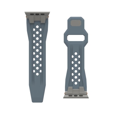Ремінець UAG для Apple Watch Ultra 2/Ultra-49-45-44mm, Monarch, Cloud Blue/Titanium (194158114136) Ремінець UAG для Apple Watch Ultra 2/Ultra-49-45-44mm, Monarch, Cloud Blue/Titanium (194158114136)