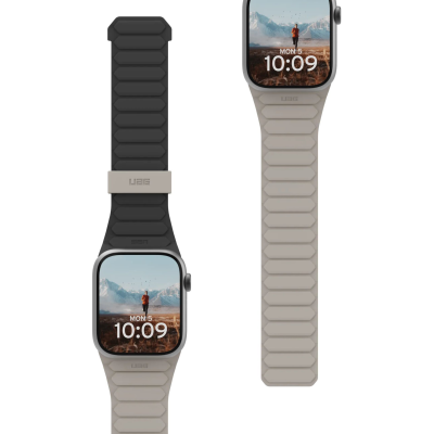 Ремінець UAG для Apple Watch Ultra 2/Ultra-49-45-44mm, Pathfinder, Black/Titanium (194161114036) Ремінець UAG для Apple Watch Ultra 2/Ultra-49-45-44mm, Pathfinder, Black/Titanium (194161114036)