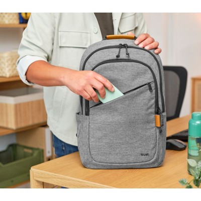 Рюкзак Trust Avana 16" Eco, сірий Рюкзак Trust Avana 16" Eco, сірий