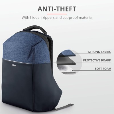 Рюкзак TRUST Nox Anti-theft 16" BLUE Рюкзак TRUST Nox Anti-theft 16" BLUE