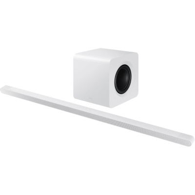 Саундбар Samsung HW-S801D 330Вт, 3.1.2, BT, HDMI-ARC, Wi-Fi, саб, Dolby Atmos, білий (HW-S801D/UA) Саундбар Samsung HW-S801D 330Вт, 3.1.2, BT, HDMI-ARC, Wi-Fi, саб, Dolby Atmos, білий (HW-S801D/UA)