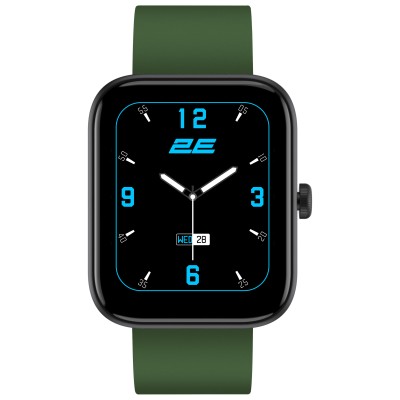 Смарт-годинник 2E Alpha SQ Music Edition 46мм, 1.78", 368x448, AMOLED, BT 5.2, Чорно-зелений (2E-CWW40BKGN) Смарт-годинник 2E Alpha SQ Music Edition 46мм, 1.78", 368x448, AMOLED, BT 5.2, Чорно-зелений (2E-CWW40BKGN)