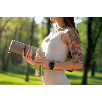 Смарт-годинник 2E Alpha SQ Music Edition 46мм, 1.78", 368x448, AMOLED, BT 5.2, Чорно-зелений (2E-CWW40BKGN) Смарт-годинник 2E Alpha SQ Music Edition 46мм, 1.78", 368x448, AMOLED, BT 5.2, Чорно-зелений (2E-CWW40BKGN)