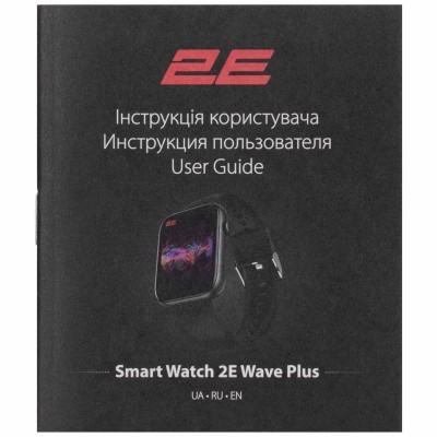 Смарт-годинник 2E Wave Plus 47мм, 1.8", 240x286, BT 5.3, Чорний (2E-CWW12BK) Смарт-годинник 2E Wave Plus 47мм, 1.8", 240x286, BT 5.3, Чорний (2E-CWW12BK)