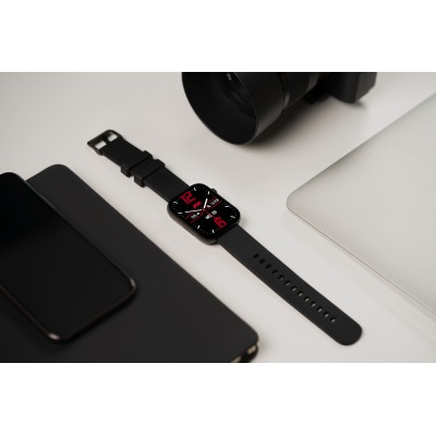 Смарт-годинник 2E Wave Plus 47мм, 1.8", 240x286, BT 5.3, Чорний (2E-CWW12BK) Смарт-годинник 2E Wave Plus 47мм, 1.8", 240x286, BT 5.3, Чорний (2E-CWW12BK)