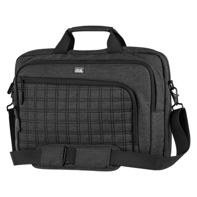 Сумка 2E CrossSquares 16", чорна (2E-CBN9198BK) Сумка 2E CrossSquares 16", чорна (2E-CBN9198BK)