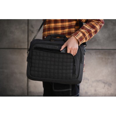 Сумка 2E CrossSquares 16", чорна (2E-CBN9198BK) Сумка 2E CrossSquares 16", чорна (2E-CBN9198BK)