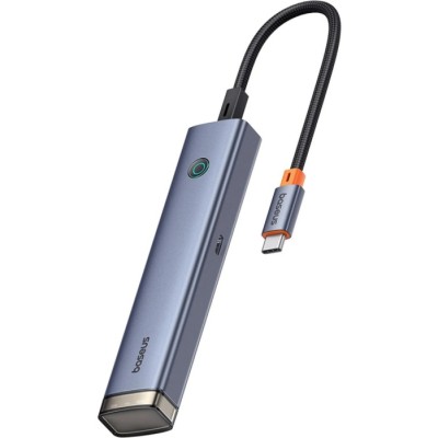 Хаб-адаптер Baseus UltraJoy Series 6-Port HUB AIR Space Gre (Type-C to HDMI4K@30Hz*1+USB3.0*2+USB2.0*1+Type-C3.0*1+PD*1) Хаб-адаптер Baseus UltraJoy Series 6-Port HUB AIR Space Gre (Type-C to HDMI4K@30Hz*1+USB3.0*2+USB2.0*1+Type-C3.0*1+PD*1)
