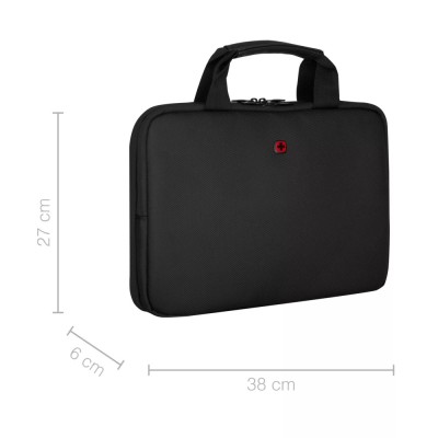 Чохол для ноутбука Wenger Guyde 14", поліестер, чорний (653179) Чохол для ноутбука Wenger Guyde 14", поліестер, чорний (653179)