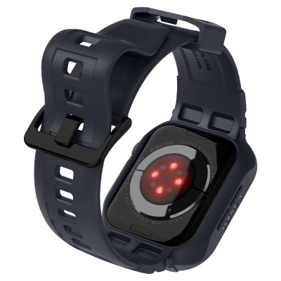 Чохол та ремінець 2в1 Spigen для Apple Watch 45-44mm, Rugged Armor Pro, Charcoal Gray (ACS00819) Чохол та ремінець 2в1 Spigen для Apple Watch 45-44mm, Rugged Armor Pro, Charcoal Gray (ACS00819)
