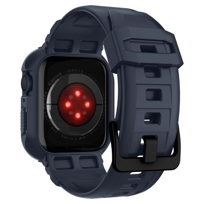 Чохол та ремінець 2в1 Spigen для Apple Watch 45-44mm, Rugged Armor Pro, Charcoal Gray (ACS00819) Чохол та ремінець 2в1 Spigen для Apple Watch 45-44mm, Rugged Armor Pro, Charcoal Gray (ACS00819)