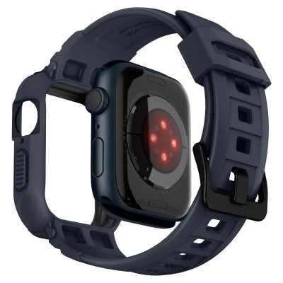 Чохол та ремінець 2в1 Spigen для Apple Watch 45-44mm, Rugged Armor Pro, Charcoal Gray (ACS00819) Чохол та ремінець 2в1 Spigen для Apple Watch 45-44mm, Rugged Armor Pro, Charcoal Gray (ACS00819)