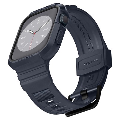 Чохол та ремінець 2в1 Spigen для Apple Watch 45-44mm, Rugged Armor Pro, Charcoal Gray (ACS00819) Чохол та ремінець 2в1 Spigen для Apple Watch 45-44mm, Rugged Armor Pro, Charcoal Gray (ACS00819)