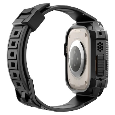 Чохол та ремінець 2в1 Spigen для Apple Watch Ultra 49mm, Rugged Armor Pro, Black (ACS05460) Чохол та ремінець 2в1 Spigen для Apple Watch Ultra 49mm, Rugged Armor Pro, Black (ACS05460)