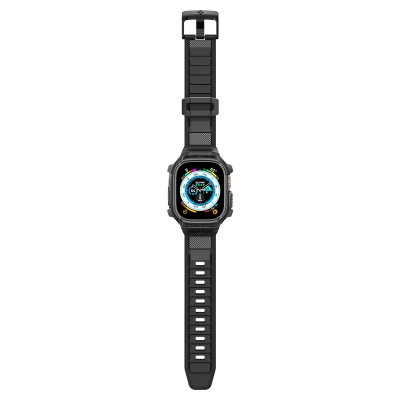 Чохол та ремінець 2в1 Spigen для Apple Watch Ultra 49mm, Rugged Armor Pro, Black (ACS05460) Чохол та ремінець 2в1 Spigen для Apple Watch Ultra 49mm, Rugged Armor Pro, Black (ACS05460)
