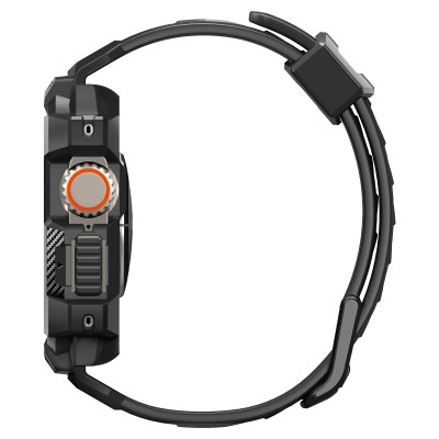 Чохол та ремінець 2в1 Spigen для Apple Watch Ultra 49mm, Rugged Armor Pro, Black (ACS05460) Чохол та ремінець 2в1 Spigen для Apple Watch Ultra 49mm, Rugged Armor Pro, Black (ACS05460)