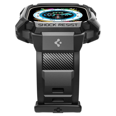 Чохол та ремінець 2в1 Spigen для Apple Watch Ultra 49mm, Rugged Armor Pro, Black (ACS05460) Чохол та ремінець 2в1 Spigen для Apple Watch Ultra 49mm, Rugged Armor Pro, Black (ACS05460)