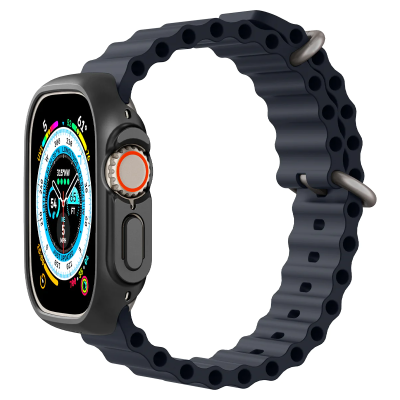 Чохол-накладка Spigen для Apple Watch Ultra (49mm), Thin Fit, Black (ACS05458) Чохол-накладка Spigen для Apple Watch Ultra (49mm), Thin Fit, Black (ACS05458)