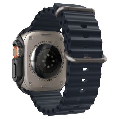 Чохол-накладка Spigen для Apple Watch Ultra (49mm), Thin Fit, Black (ACS05458) Чохол-накладка Spigen для Apple Watch Ultra (49mm), Thin Fit, Black (ACS05458)