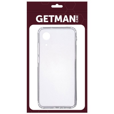 TPU чехол GETMAN Clear 1,0 mm для Samsung Galaxy A03 Core Бесцветный (прозрачный) TPU чехол GETMAN Clear 1,0 mm для Samsung Galaxy A03 Core Бесцветный (прозрачный)